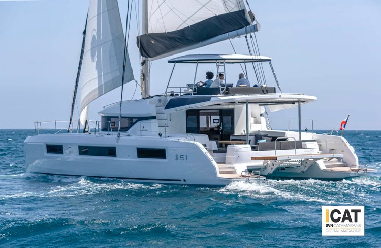 Lagoon 51, visto di poppa