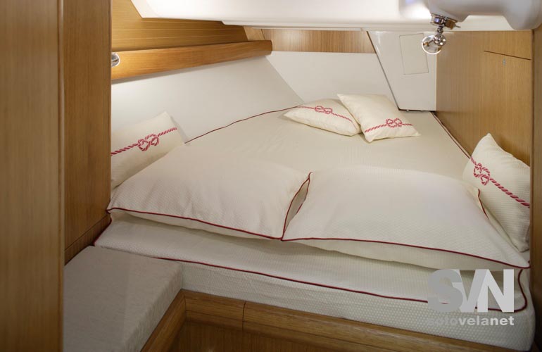 Grand Soleil 50 JV, la cabina di poppa