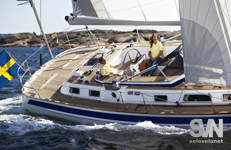 Hallberg Rassy 48 MkI, l apoppa
