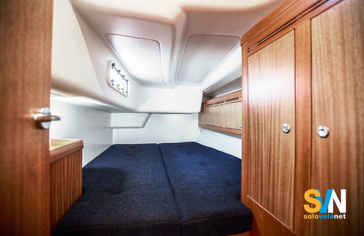 Una cabina di poppa dell'Arcona 435