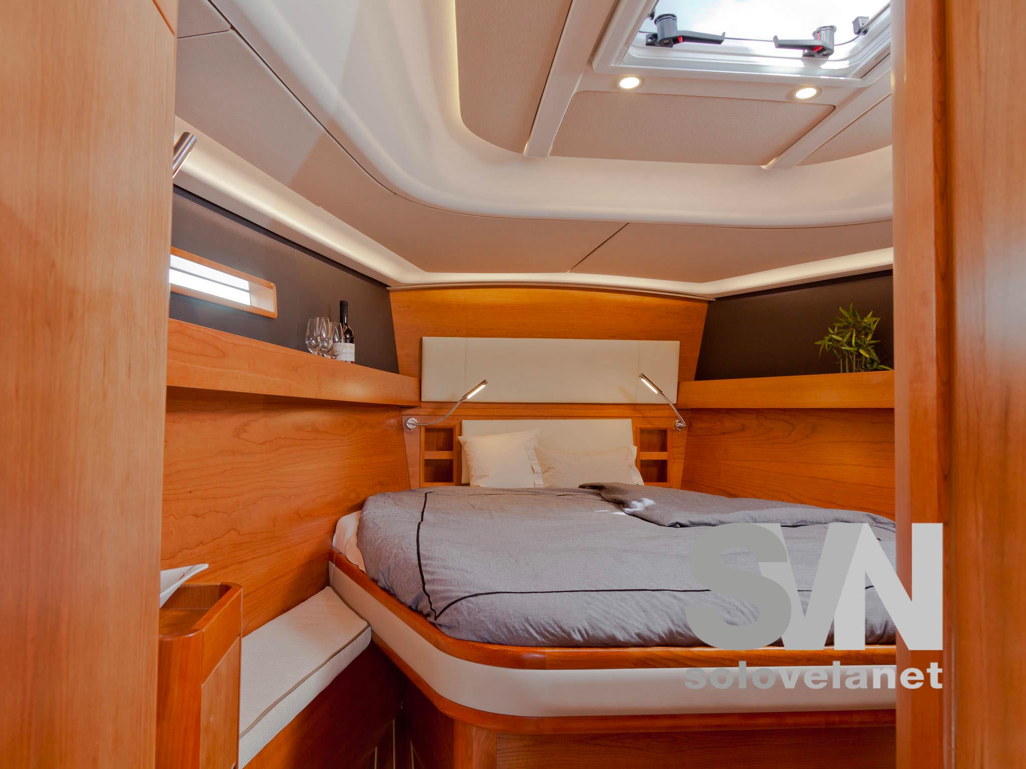Dehler 46 - la cabina di prua