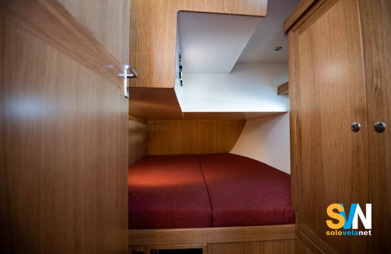 Una delle cabine di poppa del Faurby 460