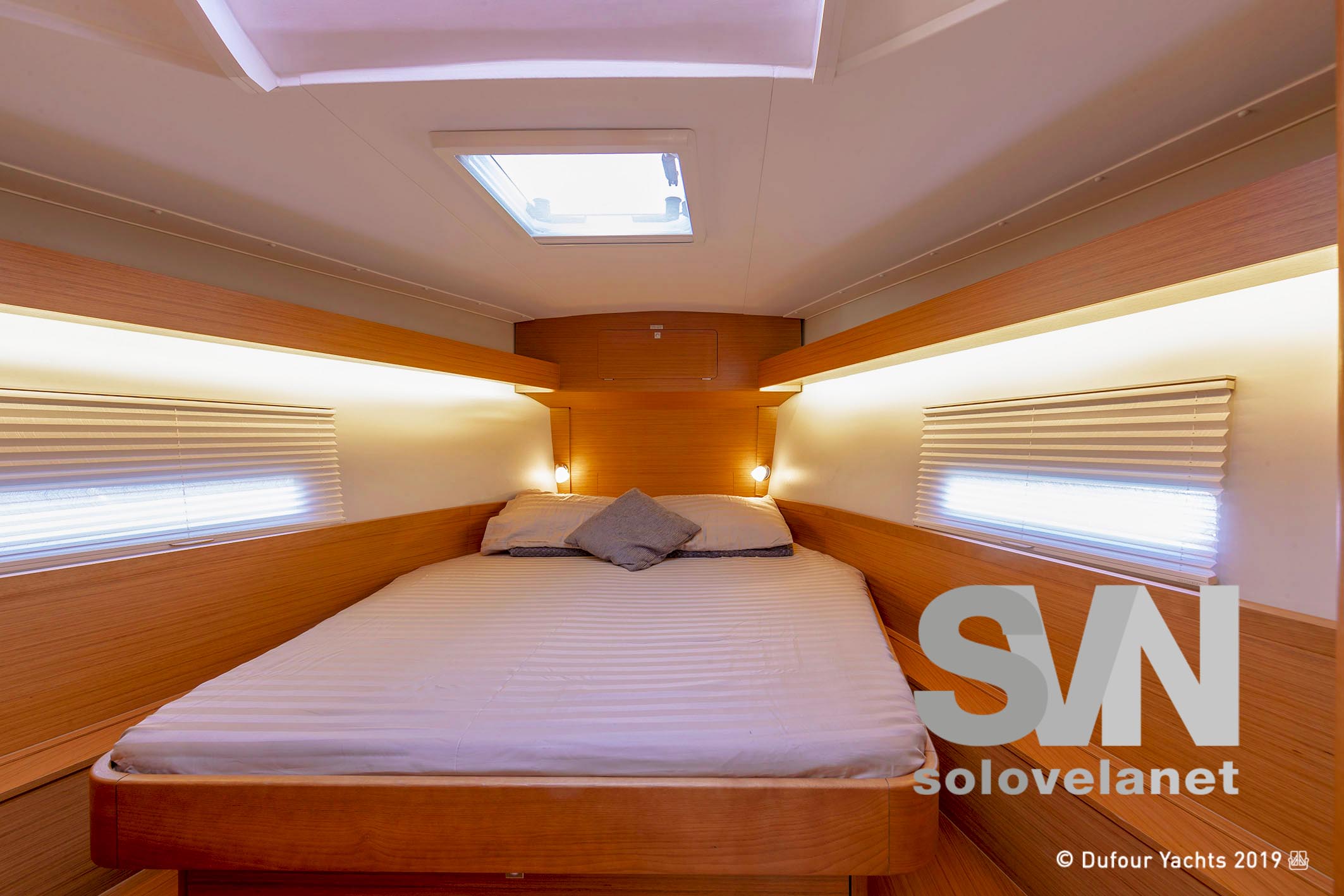 Dufour 430 GL - la cabina di prua