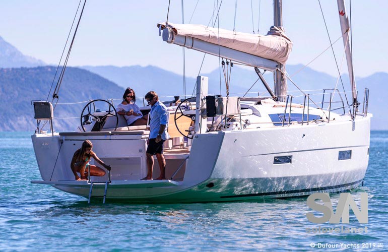 Dufour 430 GL la plancetta