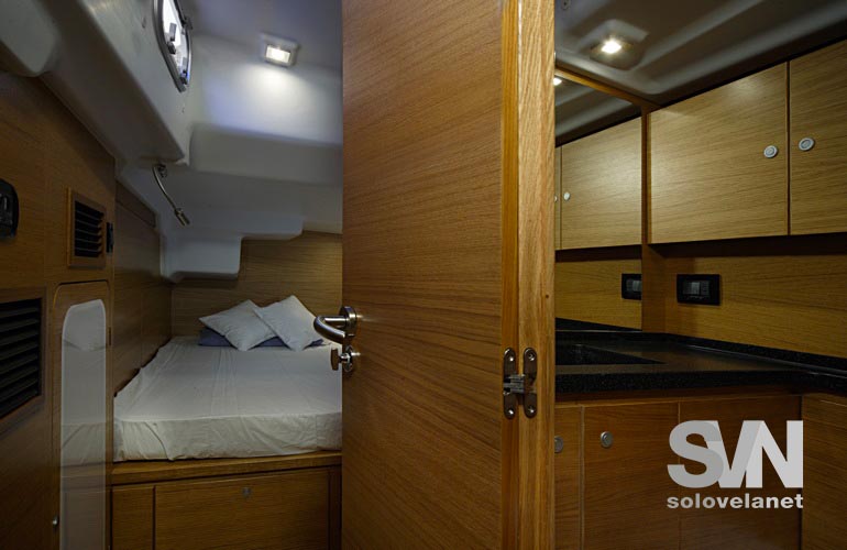 Grand Soleil 54, cabina di poppa