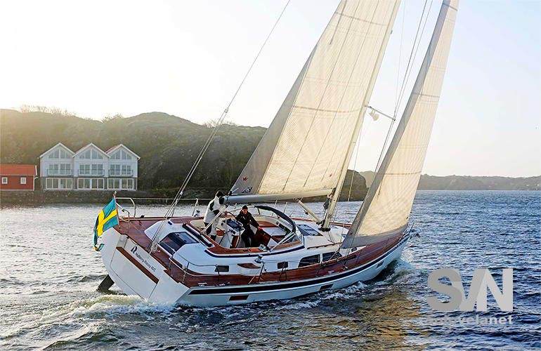 Hallberg Rassy 40C, bolina