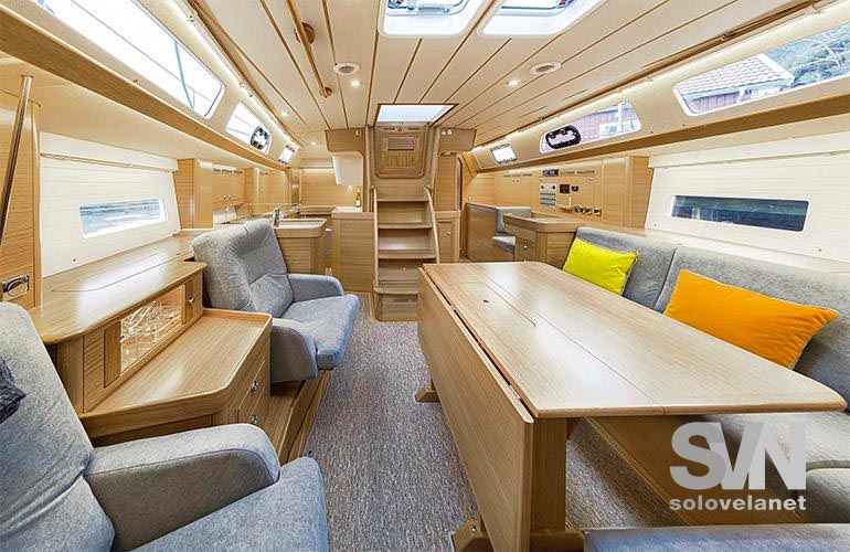 Hallberg Rassy 40C, cabina di poppa