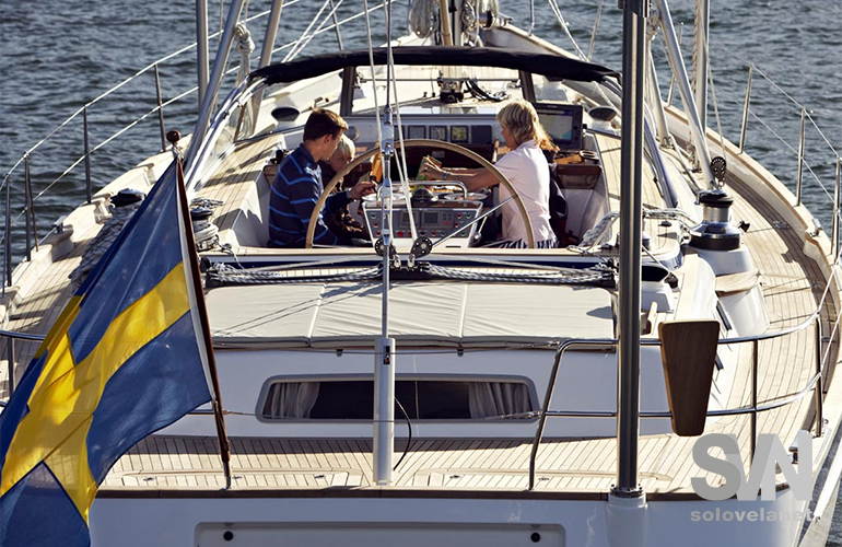 Hallberg Rassy 54, il pozzetto