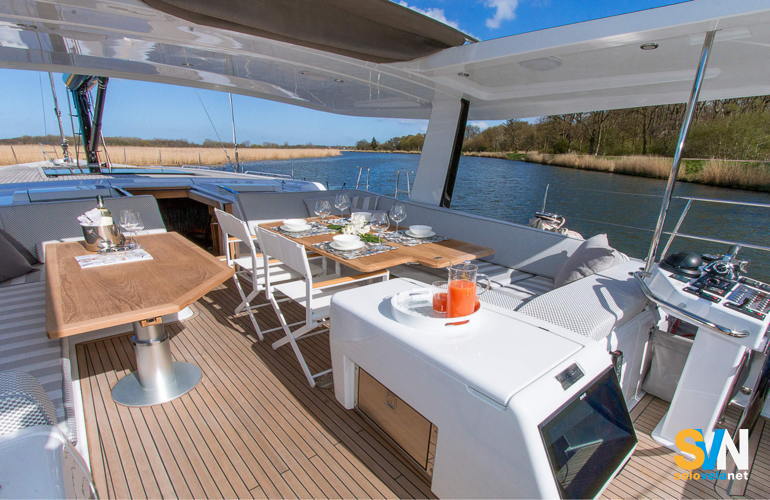 Hanse 675 : il pozzetto
