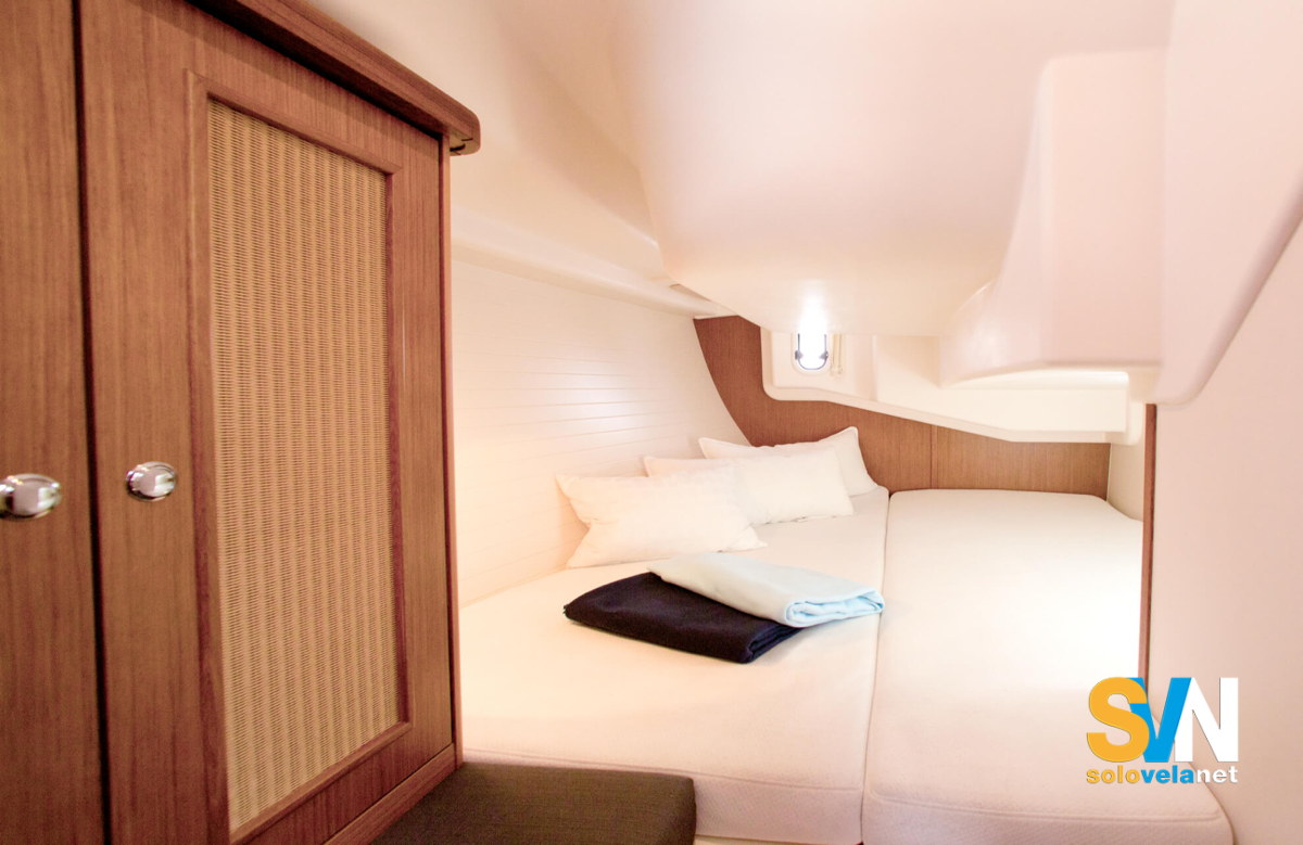 Una delle cabine di poppa del Moody 41 AC