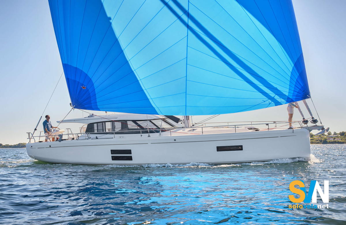 Il Moody 41 DS in navigazione