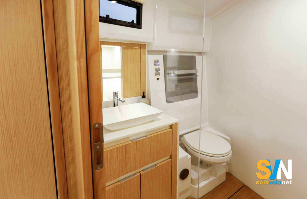 Il bagno del Moody 41 DS