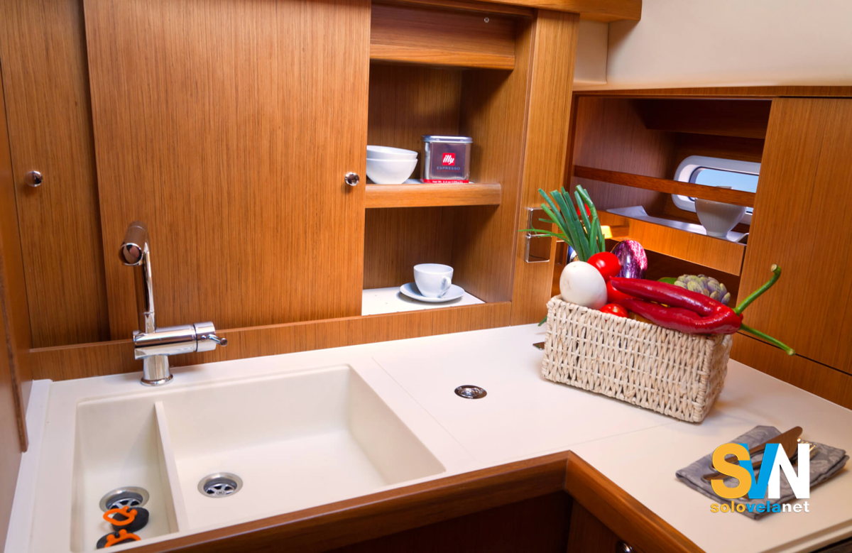 Il bagno del Moody 45 DS