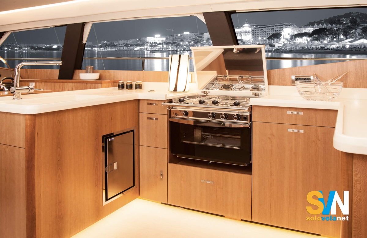 La cucina del Moody 54 DS
