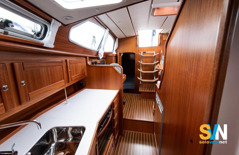 La cucina del Nordship 360 DS