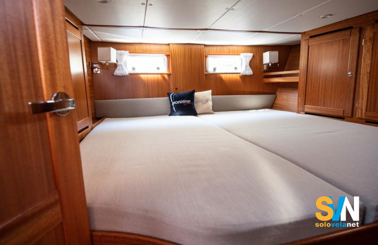 La cabina di poppa del Nordship 380 DS