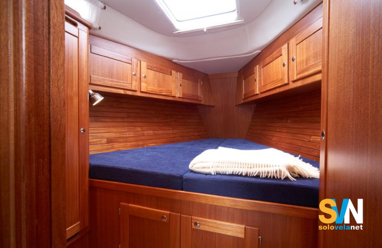 La cabina di prua del Nordship 380 DS