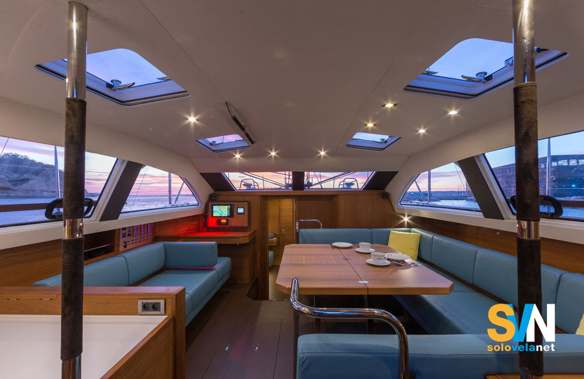 La dinette del Pilot Saloon 58