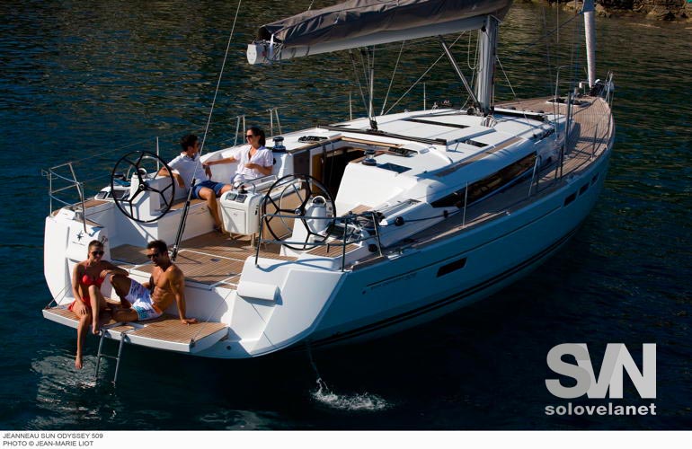 Sun Odyssey 509, la plancetta