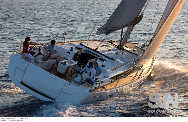 Sun Odyssey 509, di blina