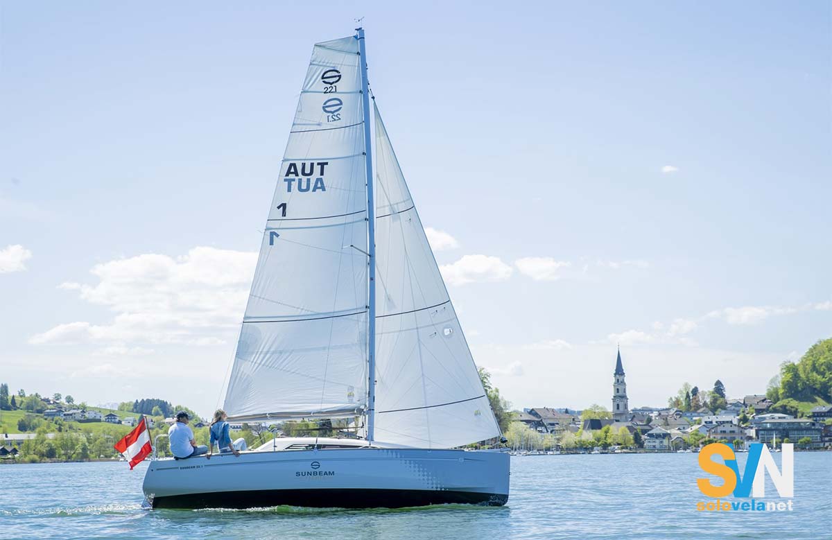 Il Sunbeam 22.1 in navigazione