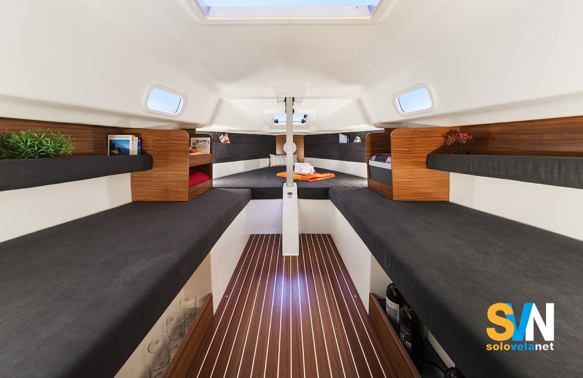 La dinette del Sunbeam 22.1