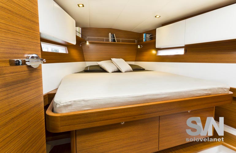 Grand Soleil 47, la cabina di prua