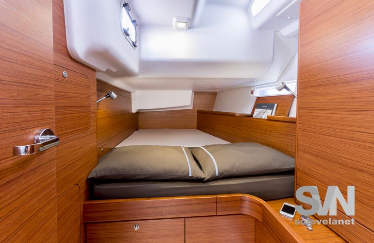 Grand Soleil 47, la cabina di poppa