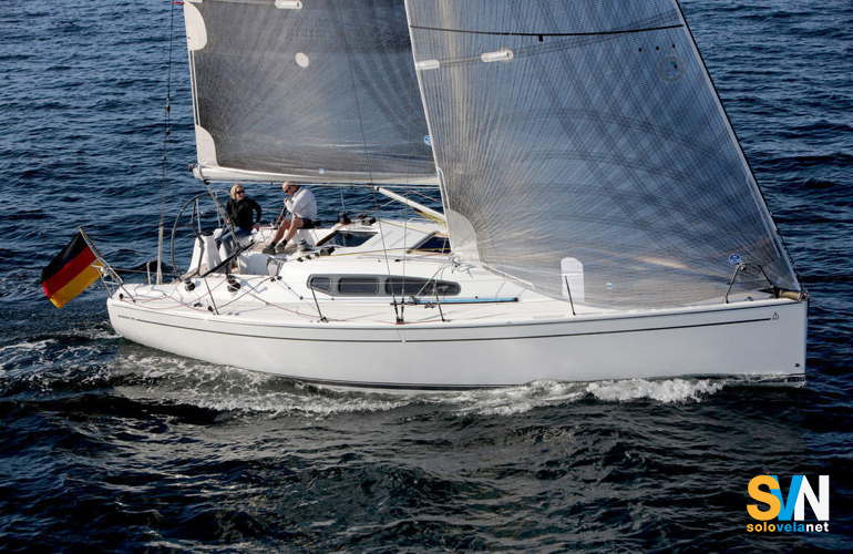 Dehler 35, di bolina