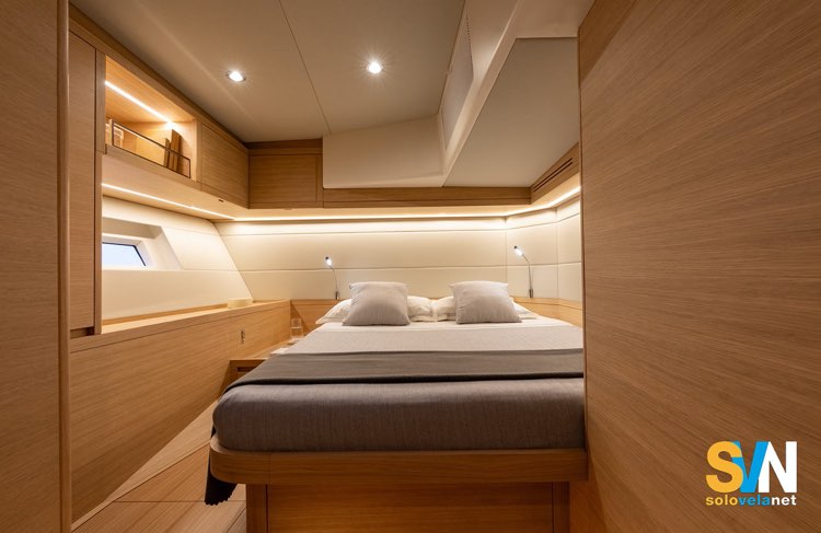 Grand Soleil 65 Performance, la cabina di poppa