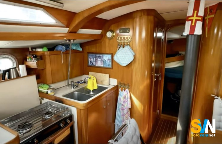 Sun Odyssey 42.1, la cucina