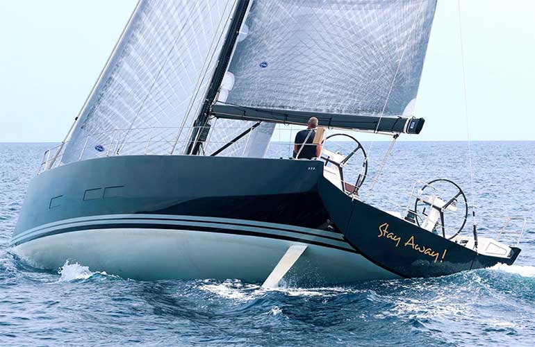 Solaris 55, di poppa