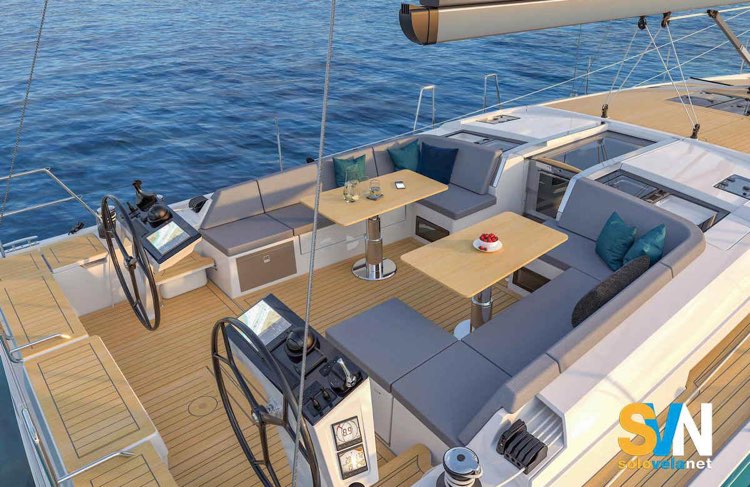 Un primo piano del pozzetto dell'Hanse 510