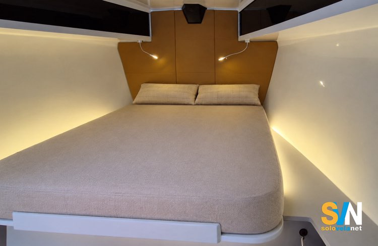 La cabina di prua del nuovo Neo 520 Roma