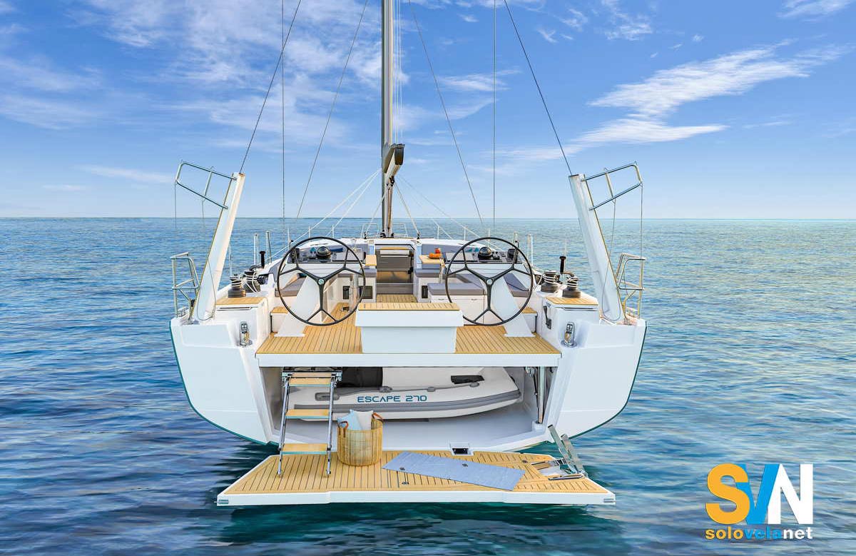 La poppa aperta dell'Hanse 510
