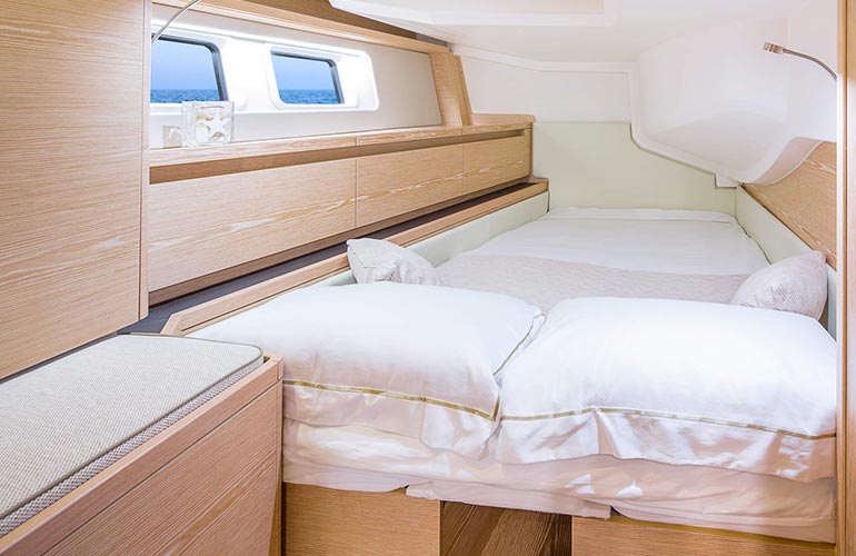 Hanse 588 una cabina di poppa