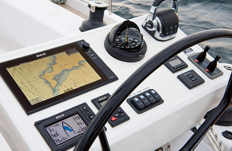 Hanse 588 la timoneria