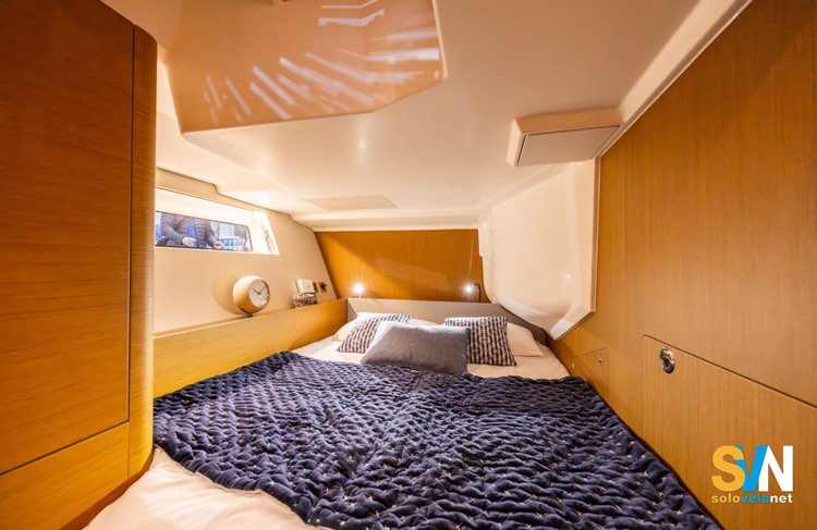 First 60,. una cabina degli ospiti del First 60