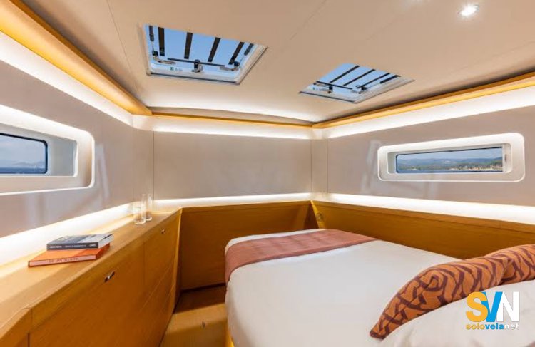 La cabina armatoriale del First 60,
