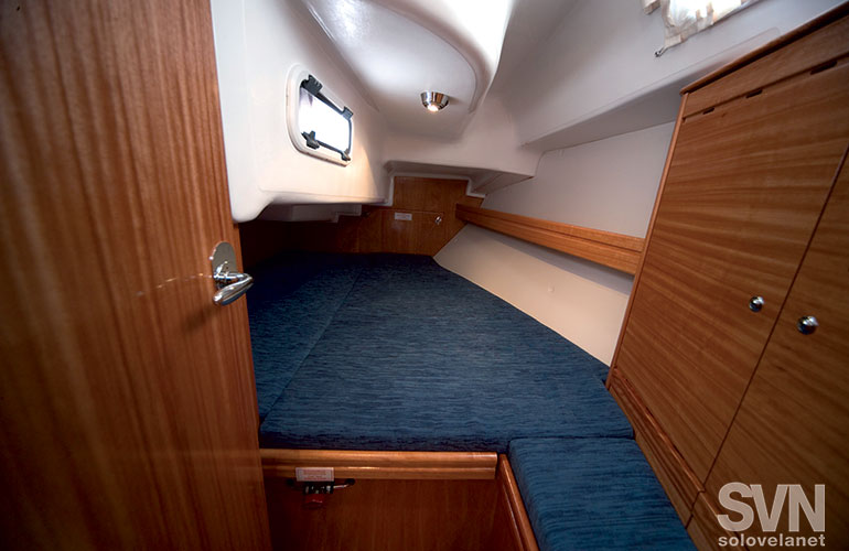 Bavaria 33 Cruiser, la cabina di poppa