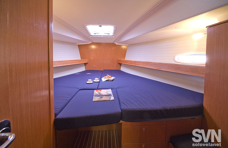 Bavaria 47 Cruiser, la cabina di prua