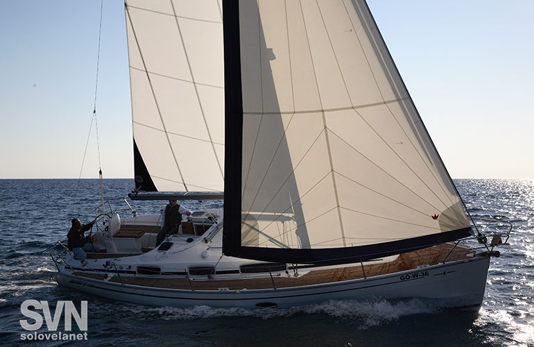 Bavaria 34 Cruiser in navigazione