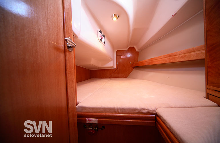 Bavaria 34 Cruiser, la cabina di poppa