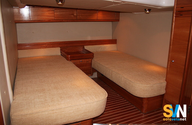Bavaria 42, la cabina ospiti