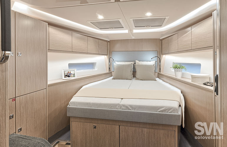 Bavaria C45, la cabina armatoriale