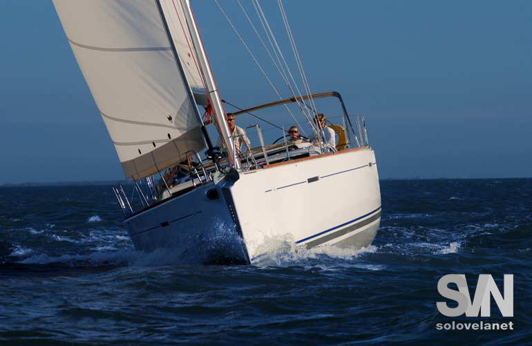Dufour 525, di prua