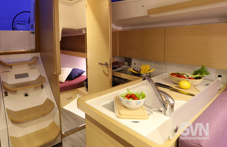 Elan E4, la cucina
