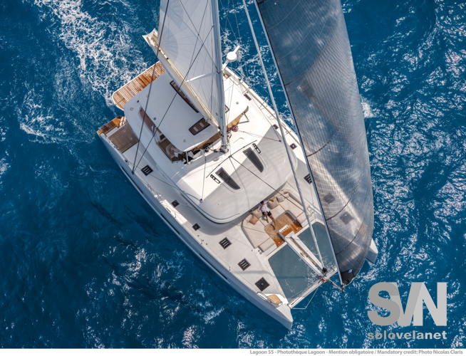 Lagoon 55, dal drone