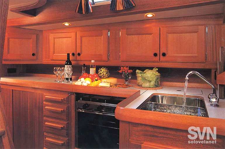 Najad 361, l'angolo cucina