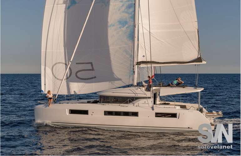 Lagoon 50, sotto vela